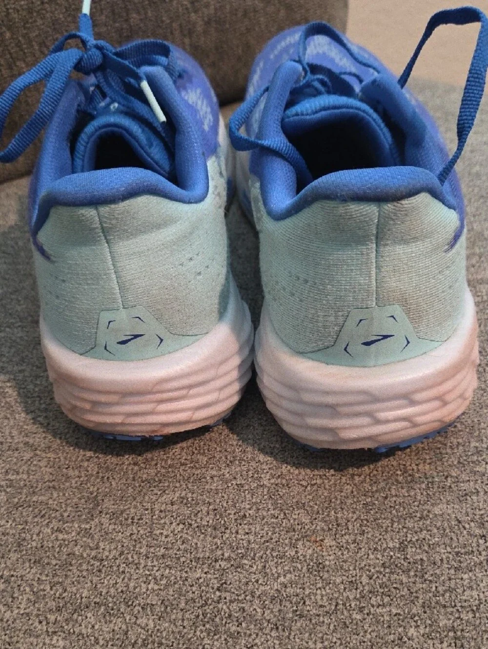 Brooks Blue Running Shoes with Light Teal Accents